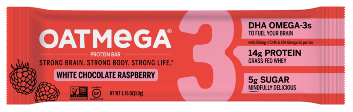 Oatmega White Chocolate Grass-fed Whey Protein Bars